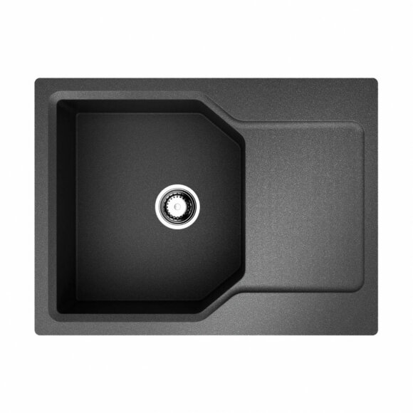 Кухонная мойка Yonaka 65-BL Omoikiri 4993348 цвет: черный