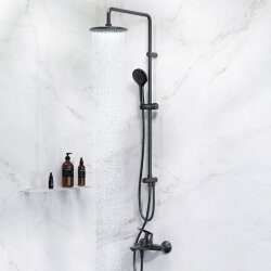 Душевая система Gem AM.PM цвет: чёрный, арт. F42890A14