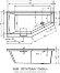 Акриловая ванна GETA 170x90 RIGHT - PLUG & PLAY RIHO арт. BD48 (BD4800500000000)