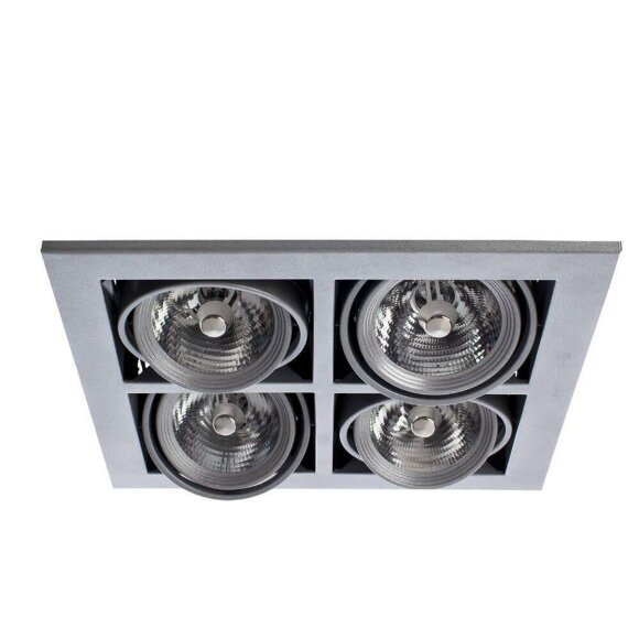 Встраиваемый светильник, вид современный Cardani Silver Arte Lamp цвет:  серебро - A5930PL-4SI