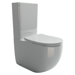 Напольный пристенный унитаз Metropol Rimless Ceramica Nova (белый) CN4001