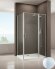 Душевой уголок 90x80 Priority Allen Brau 3.31002.BA + 3.31014.BA цвет: серебро браш