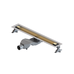 Душевой лоток B&T INFINITY 60см, нерж.сталь ЗОЛОТО, арт. 981-60-G Душевой лоток B&T INFINITY 60см, нерж.сталь ЗОЛОТО, арт. 981-60-G