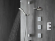 Душевая форсунка - боковой душ WALL, Cubic Bossini, I00176.073 цвет: черный