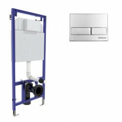 Инсталляция для скрытого монтажа l3 с кнопкой глянец Novum Berges арт. 040213