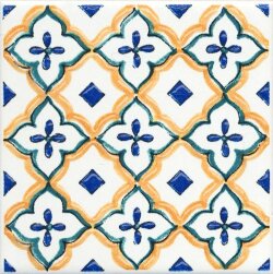 STG\A469\5232 Керамический декор 20x20 Капри майолика глянцевый