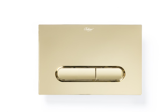 Кнопка Boheme для инсталляции GEBERIT, цвет: золото глянец, арт. 667-G Кнопка Boheme для инсталляции GEBERIT, цвет: золото глянец, арт. 667-G