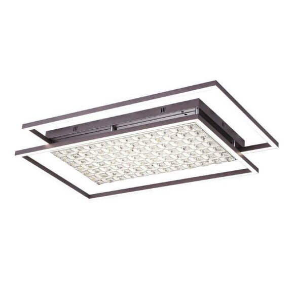 Потолочный светодиодный светильник Modern Acrylic модерн FA115, Ambrella light цвет: коричневый