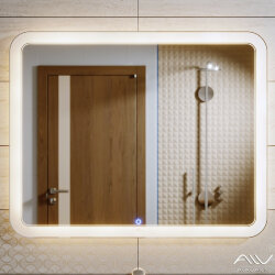 Зеркало с подсветкой Vanda Lux 900*800*35, ALAVANN арт. 00000005200\1 Зеркало с подсветкой Vanda Lux 900*800*35, ALAVANN арт. 00000005200\1