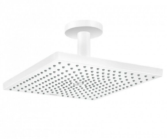 Hansgrohe верхний душ с потолочным кронштейном, Raindance E, матовый белый арт. 26250700