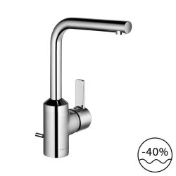 Однорычажный смеситель для раковины, хром глянцевый, ZENTA Kludi арт. 382940575