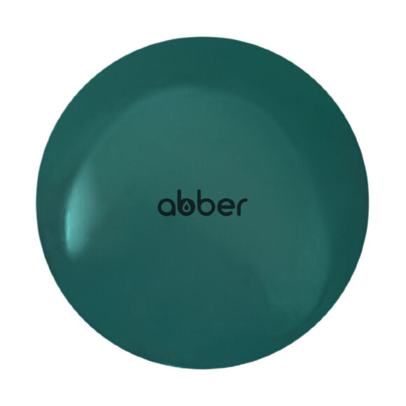 Накладка на слив для раковины ABBER темно зеленая, керамика, арт. AC0014MBG