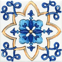 STG\A452\5232 Керамический декор 20x20 Капри майолика глянцевый