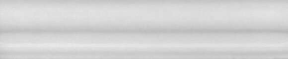 BLD020 Керамический бордюр 15x3 Багет Мурано серый глянцевый в Москве