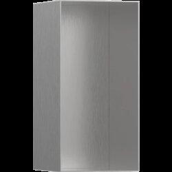 Hansgrohe настенный короб с открытой рамой, 30х15х14 см, XtraStoris Minimalistic, матовая нержавеющая сталь арт. 56076800 Hansgrohe настенный короб с открытой рамой, 30х15х14 см, XtraStoris Minimalistic, матовая нержавеющая сталь арт. 56076800