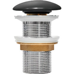 Донный клапан Iddis click-clack черный матовый арт. OPHBM00i88 Донный клапан Iddis click-clack черный матовый арт. OPHBM00i88