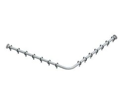 Keuco Набор штанг для душевой шторки для углового душа 100 х100 см, Plan, 14939 011000 цвет: хром