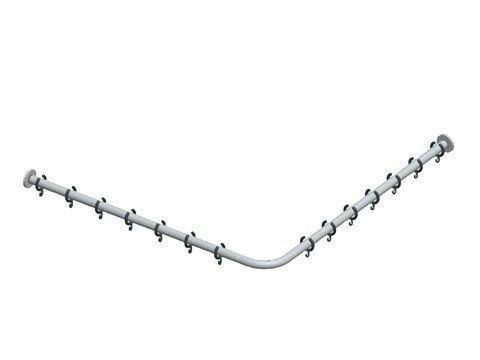 Keuco Набор штанг для душевой шторки для углового душа 100 х100 см, Plan, 14939 011000 цвет: хром Keuco Набор штанг для душевой шторки для углового душа 100 х100 см, Plan, 14939 011000 цвет: хром