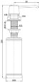 Дозатор для жидкого мыла белый, D001-331 Sauber Paulmark