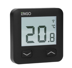 Терморегулятор SALUS CONTROLS ENGO, управляемый через интернет, Wi-Fi, цвет: черный, арт. E10-B