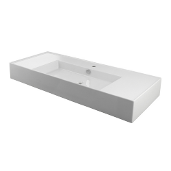 Подвесная раковина 5 х 46 х 14 см Noken Essence-C120, цвет: белый, арт. 100243682 Подвесная раковина 5 х 46 х 14 см Noken Essence-C120, цвет: белый, арт. 100243682