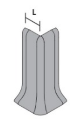 Угол внешний 1405 Progress Profiles, цвет: нержавеющая сталь сатинированная, арт. RECTACS 40 Угол внешний 1405 Progress Profiles, цвет: нержавеющая сталь сатинированная, арт. RECTACS 40