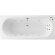 Акриловая ванна Oceana Slim 170x75 с гидромассажем Excellent, WAEX.OCE17S.LINE.BR
