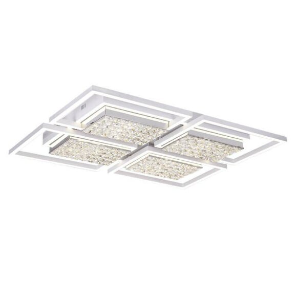 Потолочный светодиодный светильник Modern Acrylic модерн FA119, Ambrella light цвет: белый