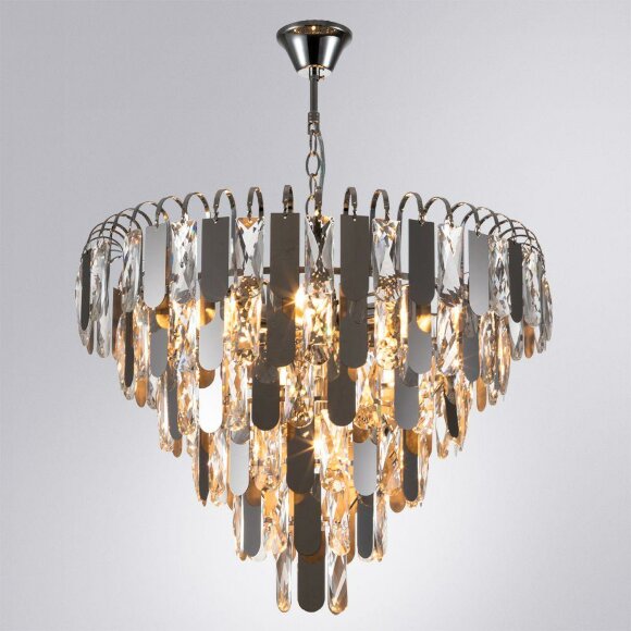 Подвесная люстра, вид модерн Vivien Arte Lamp цвет:  хром - A2719SP-8CC