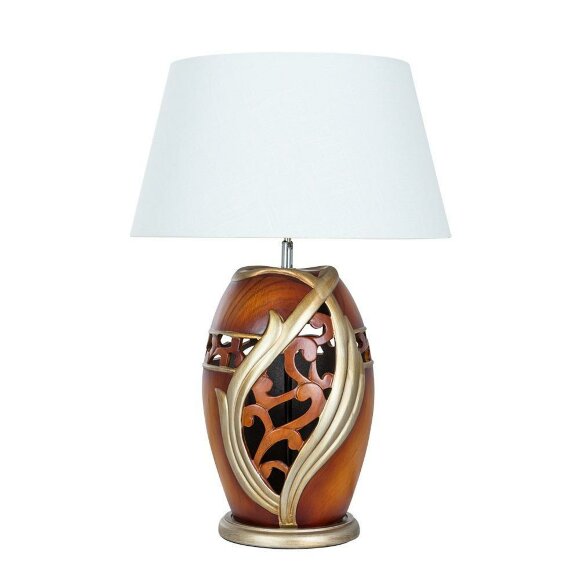Настольная лампа, вид классика RUBY Arte Lamp цвет:  коричневый - A4064LT-1BR