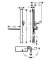 Hansgrohe душевая штанга E 90см со шлангом, Unica, глянцевый хром арт. 27640000