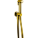 Гидроершик со шлангом 120 см,вывод с держателем CISAL Shower цвет: золото арт. A300791024 Акция