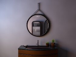 Зеркало 800х800 на ремне Miralls Feona Feona800800 Зеркало 800х800 на ремне Miralls Feona Feona800800