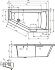 Акриловая ванна GETA 160x90 L RIHO арт. BA87 (BA8700500000000)