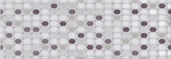 Купить Керамогранит Malwiya Grey Geometria Decor 586942001 плитка 24.2х70 (Россия) Eletto Ceramica в Москве