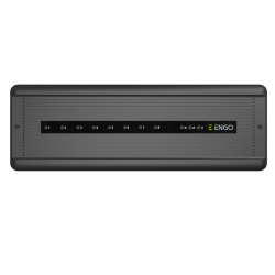 Центр коммутации проводной 230В ENGO, на 8 зон отопления, цвет: чёрный, арт. ECB08M230