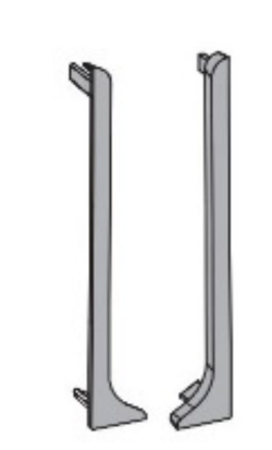 Правое окончание плинтуса 1405 Progress Profiles DX, цвет: нержавеющая сталь сатинированная, арт. TPCTACS 40 Правое окончание плинтуса 1405 Progress Profiles DX, цвет: нержавеющая сталь сатинированная, арт. TPCTACS 40