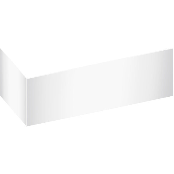 Панель декоративная R 160x120 Г-образная белая, Trinity Vayer арт. Гл000012195