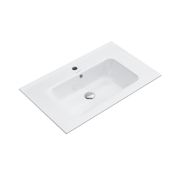 Раковина подвесная 75x46см, Kerama Marazzi Piano, PI.wb.75 цвет: белый