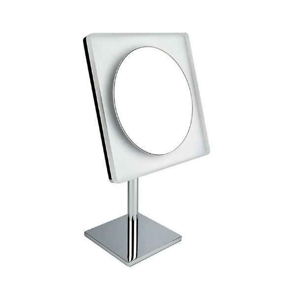 Косметическое зеркало, с увеличением и подсветкой белый, хром Complementi Colombo Design арт. B9755.0CR