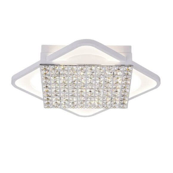 Потолочный светодиодный светильник Modern Acrylic модерн FA124, Ambrella light цвет: белый