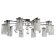 Потолочная люстра, вид лофт Cascata Arte Lamp цвет:  хром - A3028PL-10CC