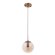 Подвесной светильник, вид минимализм Tureis Arte Lamp цвет:  янтарный - A9915SP-1PB