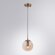 Подвесной светильник, вид минимализм Tureis Arte Lamp цвет:  янтарный - A9915SP-1PB