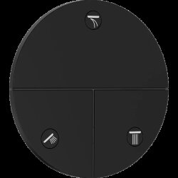 Hansgrohe переключатель потоков S, ShowerSelect Comfort, матовый черный арт. 15558670 Hansgrohe переключатель потоков S, ShowerSelect Comfort, матовый черный арт. 15558670