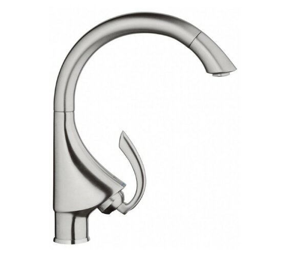 Смеситель однорычажный для кухни, нержавеющая сталь GROHE K4 арт. 33786SD0