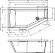Акриловая ванна GETA 160x90 R RIHO арт. BA86 (BA8600500000000)