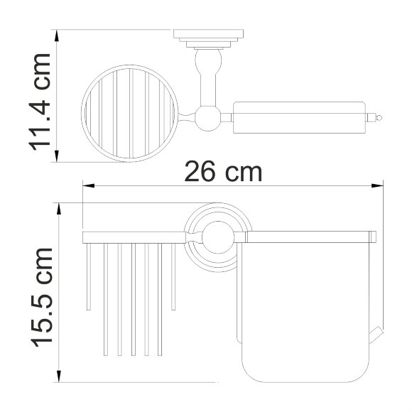 Держатель туалетной бумаги и освежителя Ammer K-7059 WasserKRAFT цвет: Никель Держатель туалетной бумаги и освежителя Ammer K-7059 WasserKRAFT цвет: Никель