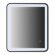 Зеркало Iddis 60 с подсветкой черный матовый арт. CLO6000i98