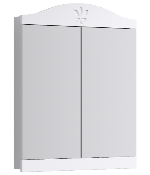 AQWELLA Franchesca Зеркальный шкаф с двумя дверцами,открывающимися к центру. - FR0406
